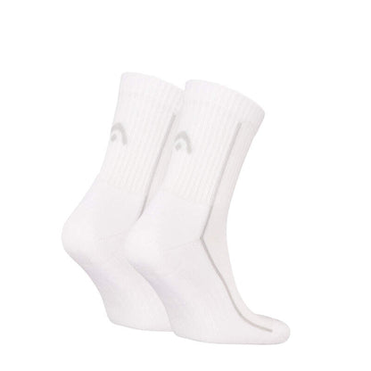 HEAD ALL SPORTS PERFORMANCE SOCKEN 2ER PACK - WEISS