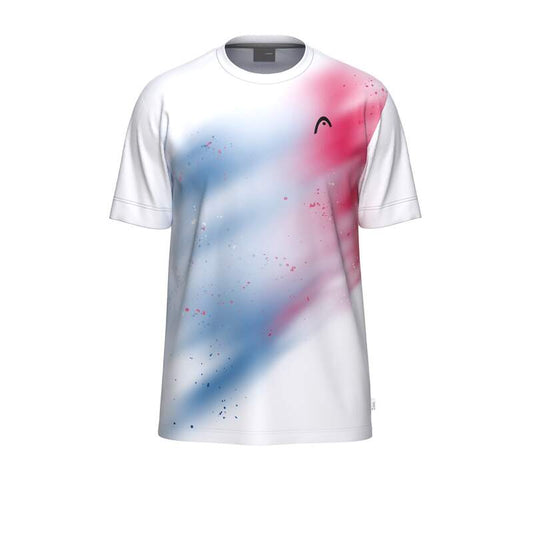 HEAD TOPSPIN HERREN T-SHIRT - ROYAL, WEISS