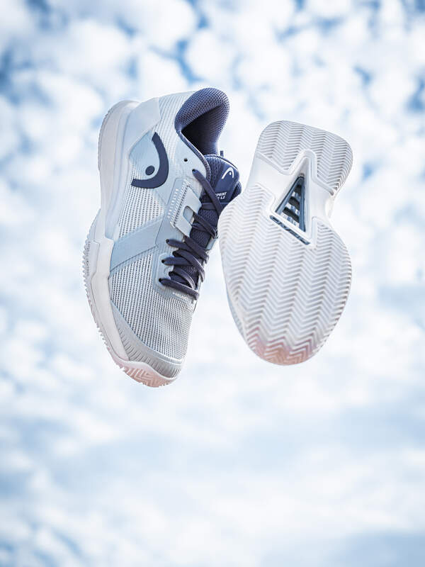 HEAD SPRINT PRO 4.0 DAMEN SANDPLATZSCHUHE - HELLBLAU