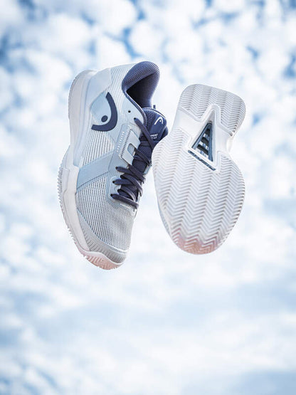 HEAD SPRINT PRO 4.0 DAMEN SANDPLATZSCHUHE - HELLBLAU