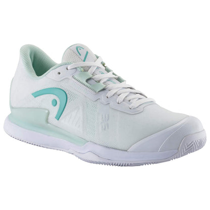 HEAD SPRINT PRO 3.5 DAMEN SANDPLATZSCHUHE 2023 - WEISS