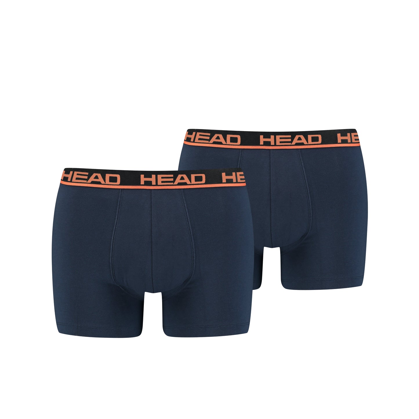 HEAD BASIC BOXER SHORT 2ER PACK - BLAU, ORANGE