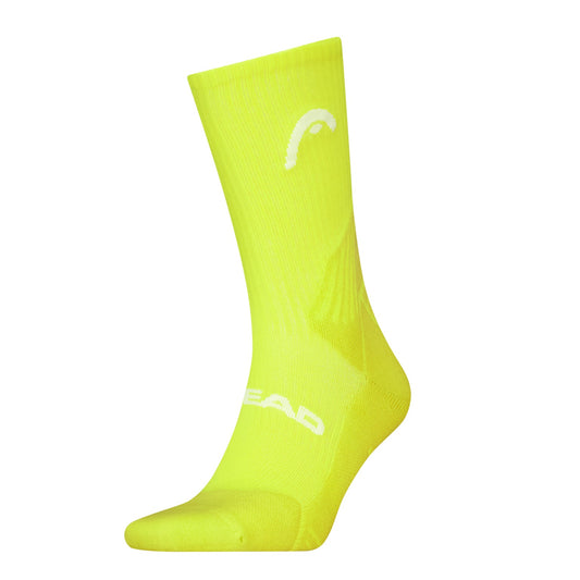 HEAD TENNIS CREW 1 PACK TENNISSOCKEN - NEON GELB