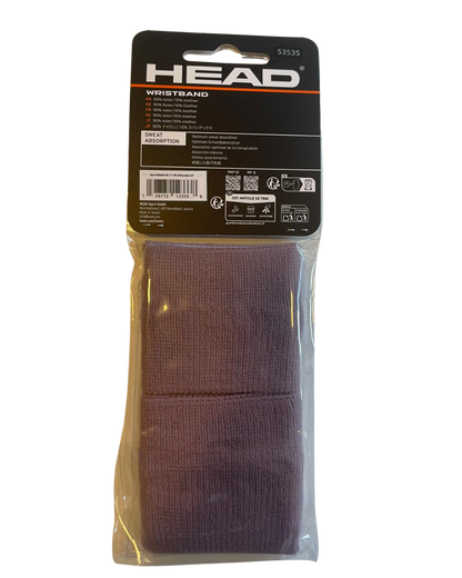 HEAD WRISTBAND 2,5" UNISEX - DUNKELLILA