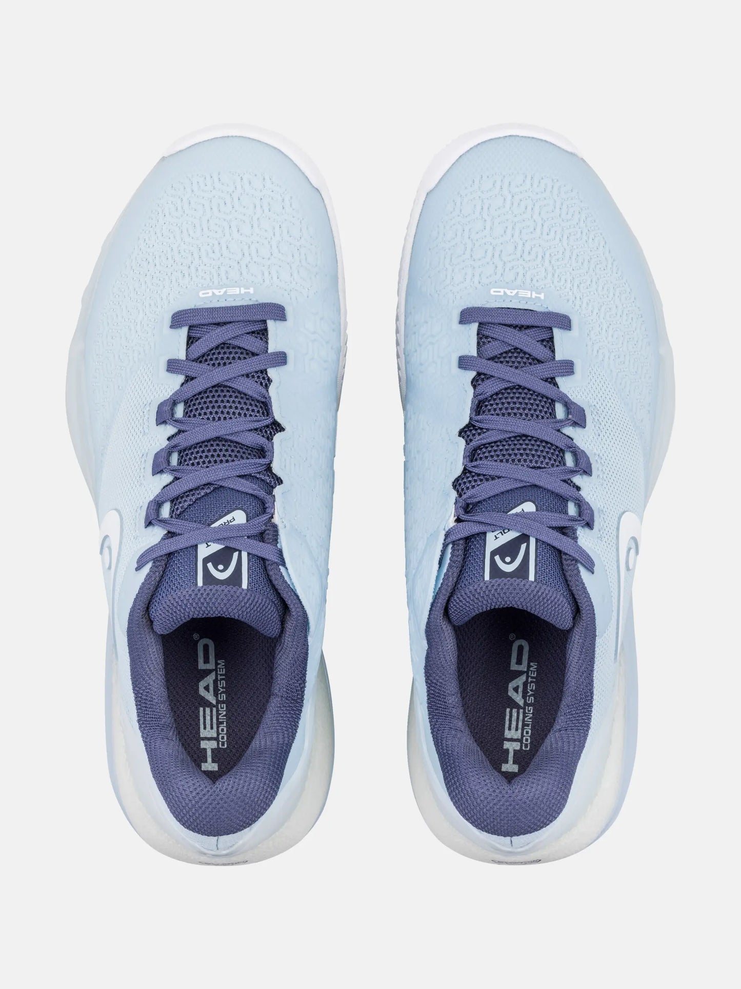 HEAD REVOLT PRO 4.0 DAMEN SANDPLATZSCHUHE - HELLBLAU