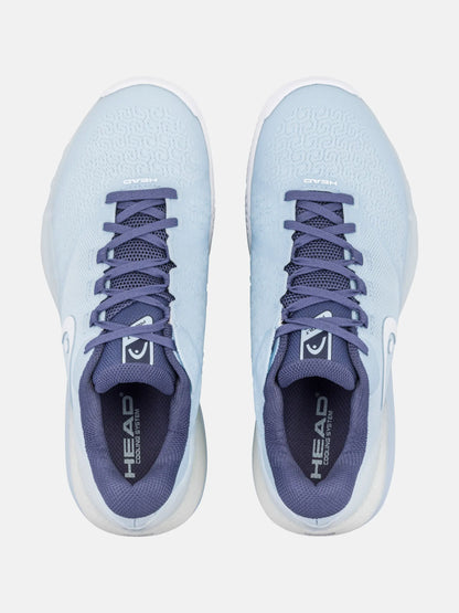 HEAD REVOLT PRO 4.0 DAMEN SANDPLATZSCHUHE - HELLBLAU