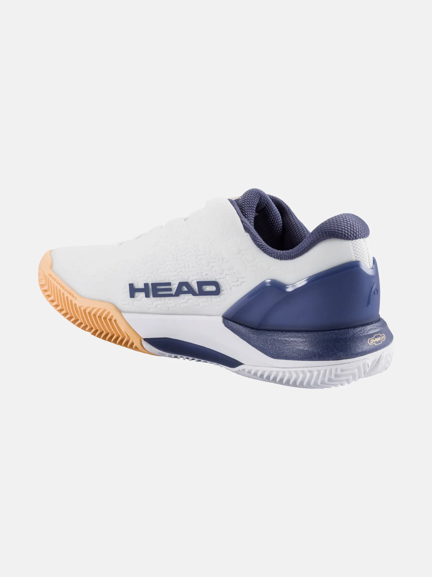 HEAD REVOLT PRO 4.0 DAMEN SANDPLATZSCHUHE - WEISS/APRIKOSE