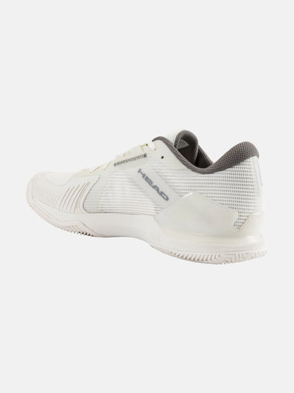 HEAD SPRINT PRO 4.0 SANDPLATZSCHUHE - WEISS, GRAU
