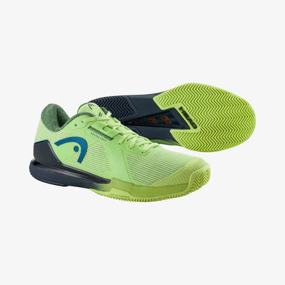 HEAD SPRINT PRO 4.0 HERREN SANDPLATZSCHUHE - LIME