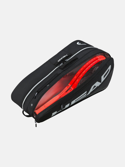 HEAD TOUR TENNISSCHLÄGER BAG L - SCHWARZ