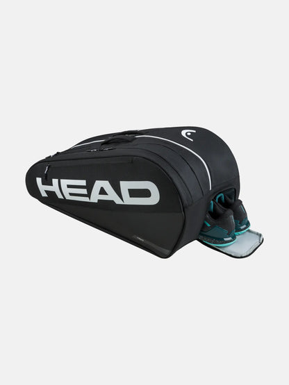 HEAD TOUR TENNISSCHLÄGER BAG L - SCHWARZ