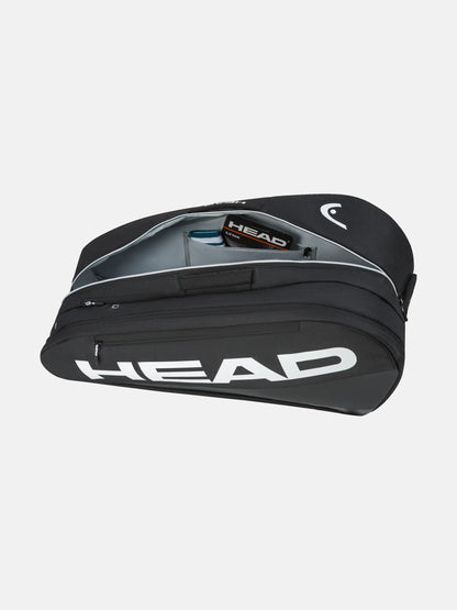 HEAD TOUR TENNISSCHLÄGER BAG L - SCHWARZ