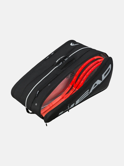 HEAD TOUR TENNISSCHLÄGER BAG XL - SCHWARZ